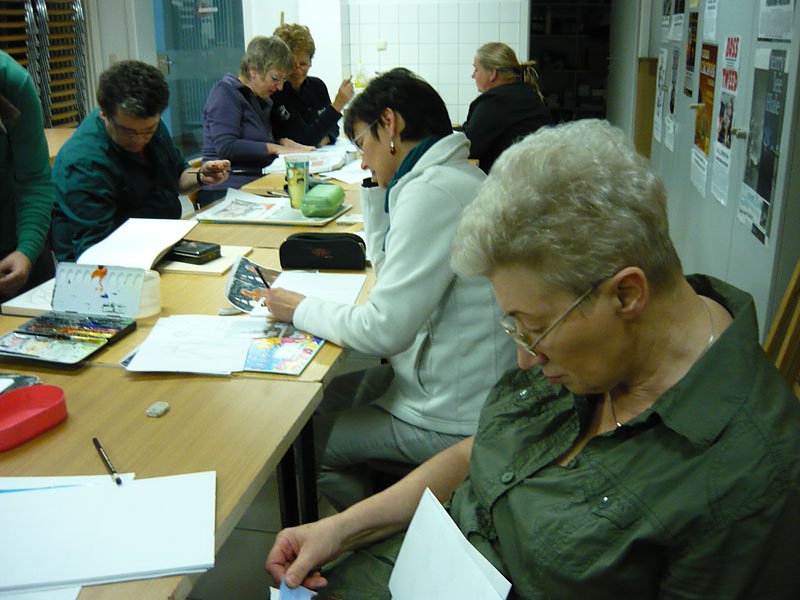 Bild: Kurs bildnerisches Gestalten
