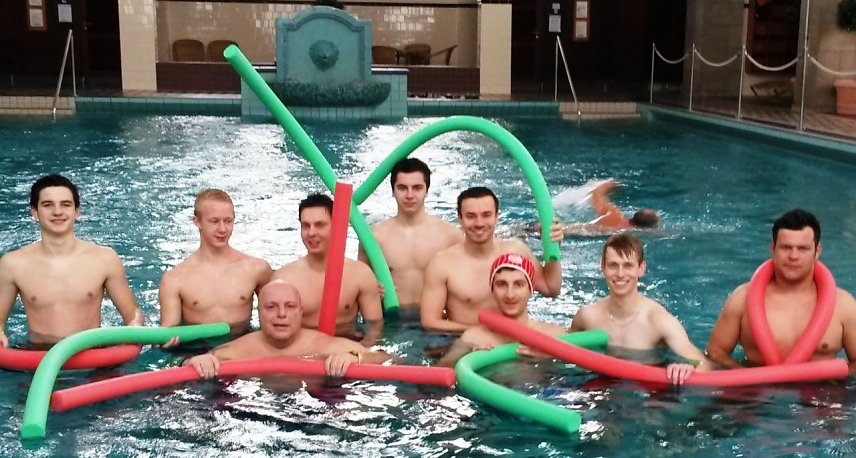 Bild: Vorbereitung im Wasser