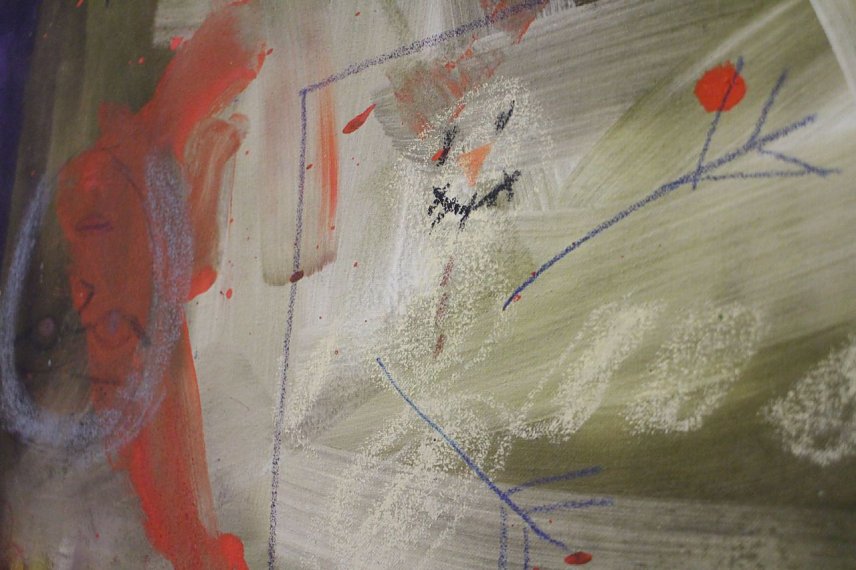 Bild: "Alle f&uuml;r Einen" - seit heute ist die neue Ausstellung "Zitronenblau" der Jugendkunstschule Nordhausen im Landratsamt zu sehen
