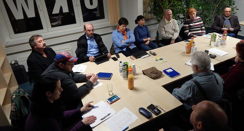 Bild: Reedaktionskonferenz beim OKN