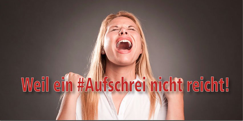 Bild: Weil ein Aufschrei nicht reicht - kommenden Dienstag liest Anne Wizorek im Nordh&auml;user B&uuml;rgerhaus aus ihrem Buch