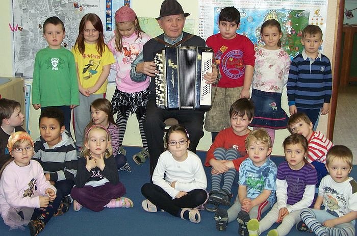 Bild: Opa Josef zu Besuch