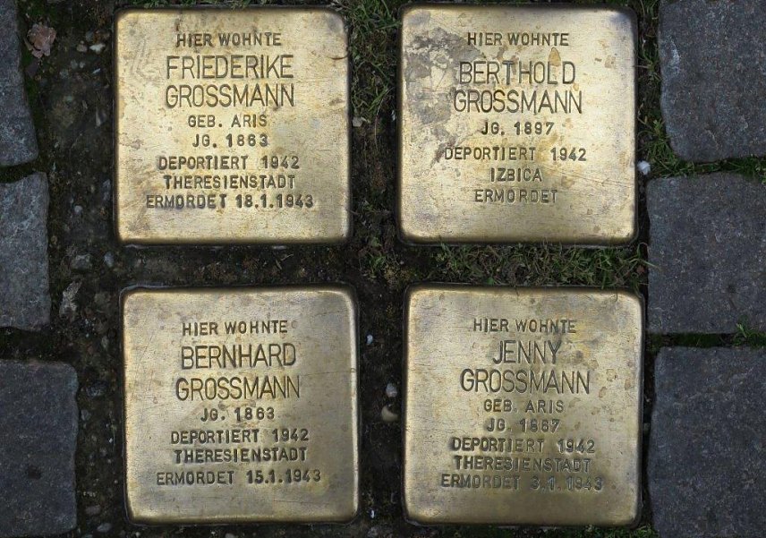 Bild: Stolpersteine - ein Beispiel aus Eisenach