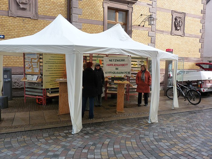 Bild: Infostand Netzwerk