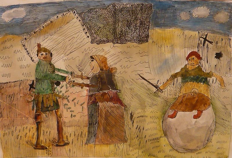 Bild: Sonderausstellung Justitia auf dem Schlachtberg...