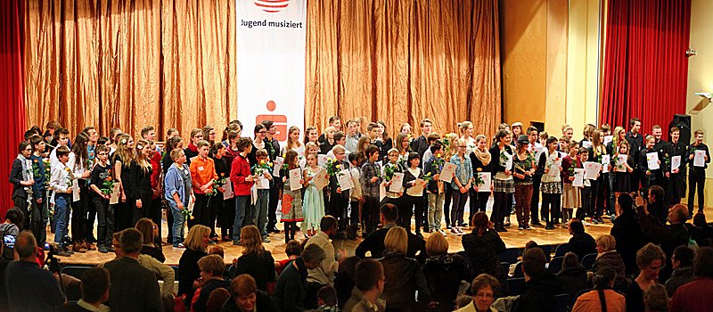 Bild: Startschuss f&uuml;r den 24. Landeswettbewerb Jugend musiziert 2015