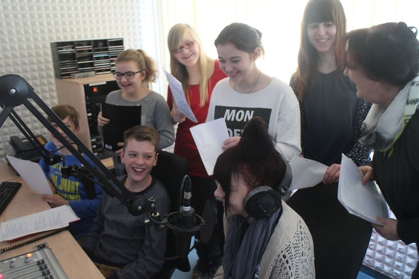 Bild: Kultur und Medienbildung vereint - auf dem Offenen Kanal wollen die Sch&uuml;ler &uuml;ber ihre Erlebnisse am Theater Nordhausen berichten 