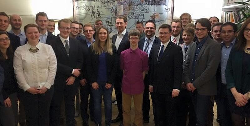 Bild: Treffen mit Au&szlig;enminister Sebastian Kurz