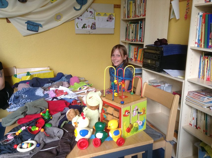 Bild: Basar im Nordh&auml;user Haus der Kinder