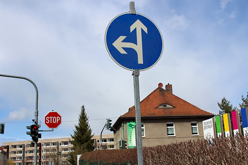 Bild: Schild &uuml;bersehen