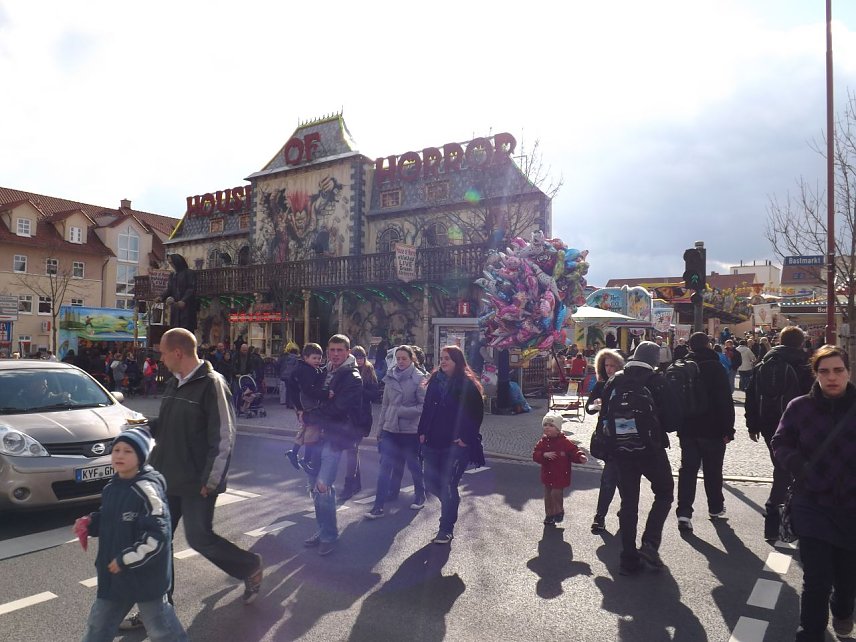 Bild: Viele gro&szlig;e und kleine Besucher waren am Sonntag zum Fr&uuml;hlingsfest auf den Blobach gekommen.
