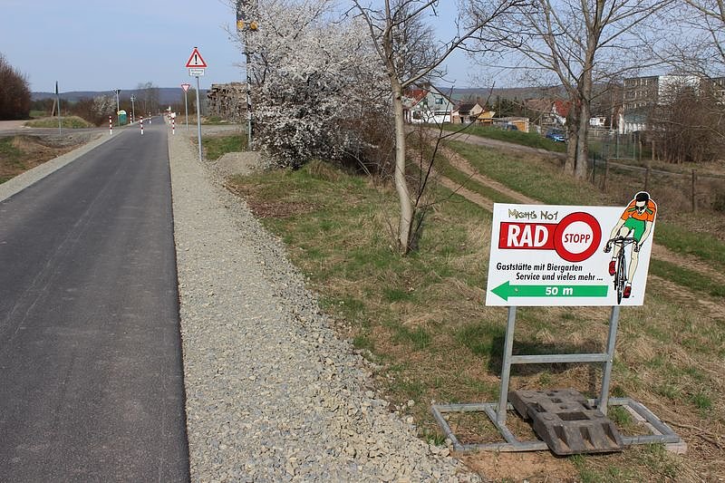 Bild: Positives und Negatives vom Unstrut-Werra-Radweg