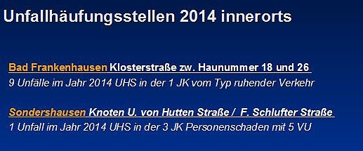 Bild: Verkehrsunfallstatistik f&uuml;r 2014 (1)