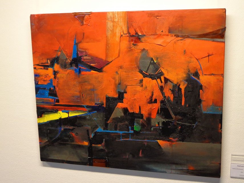 Bild: Klangst&auml;tten - Tanja Pohls Werke sind derzeit in der Galerie der Kreissparkasse zu sehen