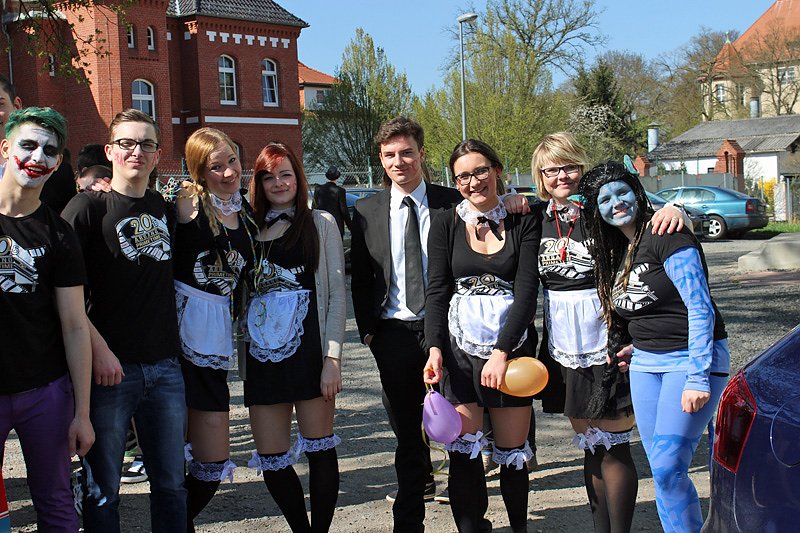 Bild: Korso durch Sondershausen