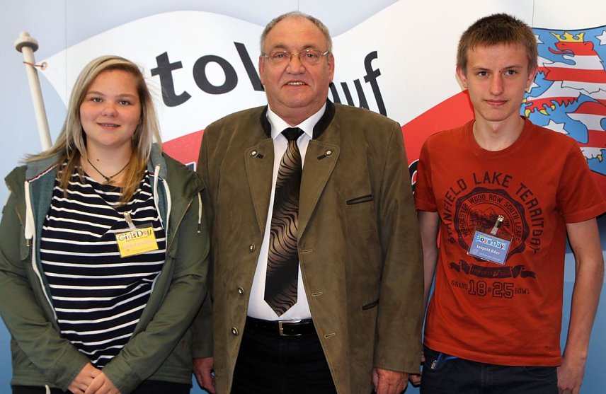 Bild: Zu Gast im Landtag