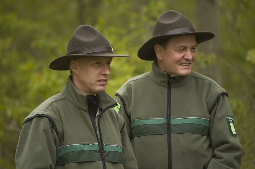 Bild: Ranger sind als kompetente Ansprechpartner im Nationalpark Hainich sehr gefragt.