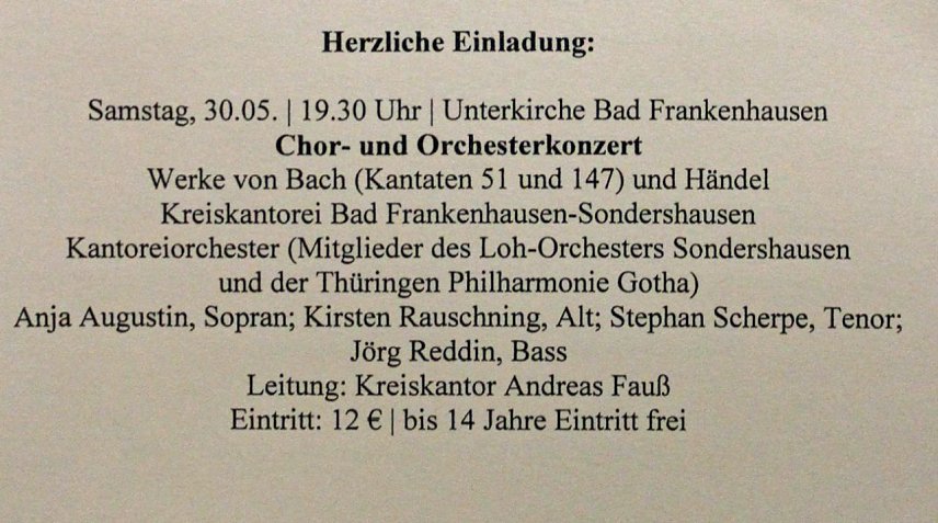 Bild: Gemeinsames Konzert Trinitatis klingt III