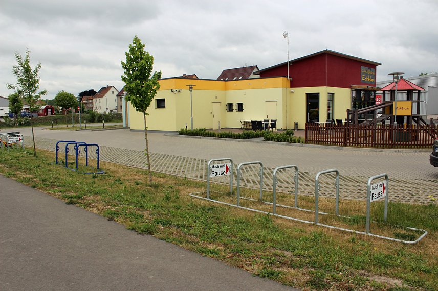 Bild: Das ist Service am Radfahrer