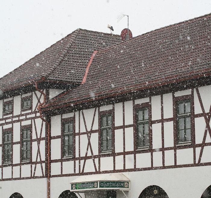 Bild: Notlandung in Salza