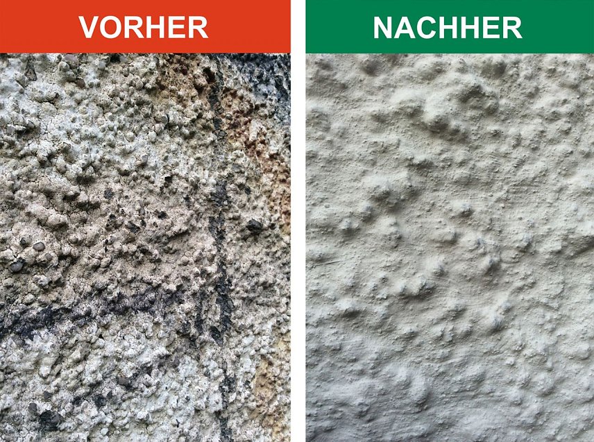 Bild: Vorher - nachher