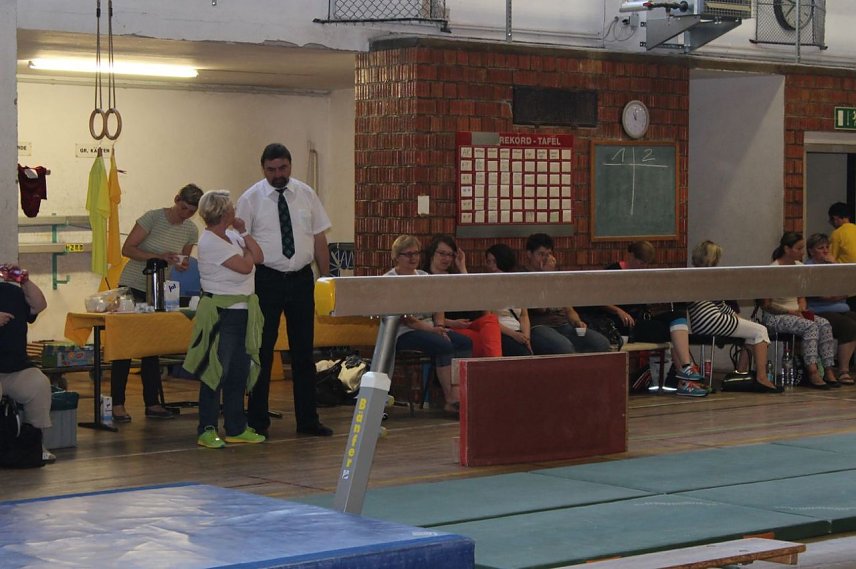 Bild: In der Borntalhalle wird geturnt
