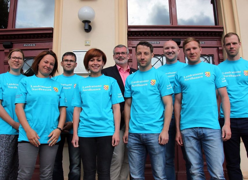 Bild: Beim Unternehmen-Lauf in Erfurt mit dabei