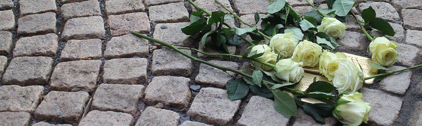 Bild: Hermann Bacharach, Paual Speier, Karoline Steinberg - drei neue Stolpersteine f&uuml;r Nordhausen