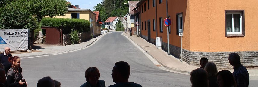 Bild: Nach einem Jahr ist der Weg durch Steigerthal endlich wieder frei