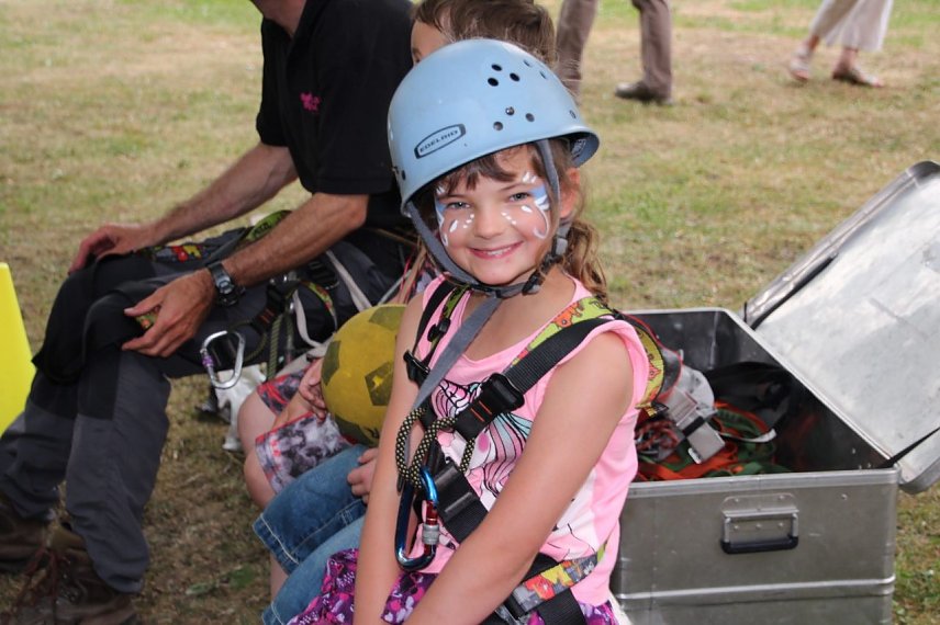 Bild: Leuchtende Augen und lachende Gesichter zum Kinderfest in der Promenade