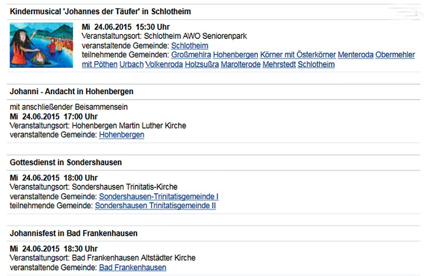 Bild: Termine, Termine