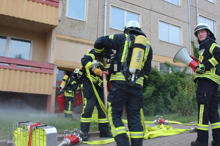 Bild: Feuerwehr&uuml;bung