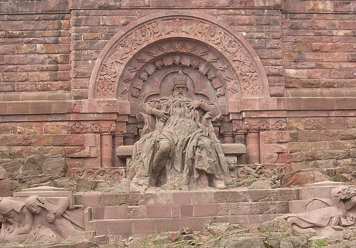 Bild: Am Kyffh&auml;user-Denkmal