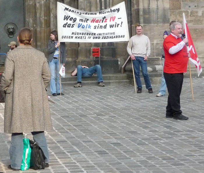 Bild: Protest in N&uuml;rnberg