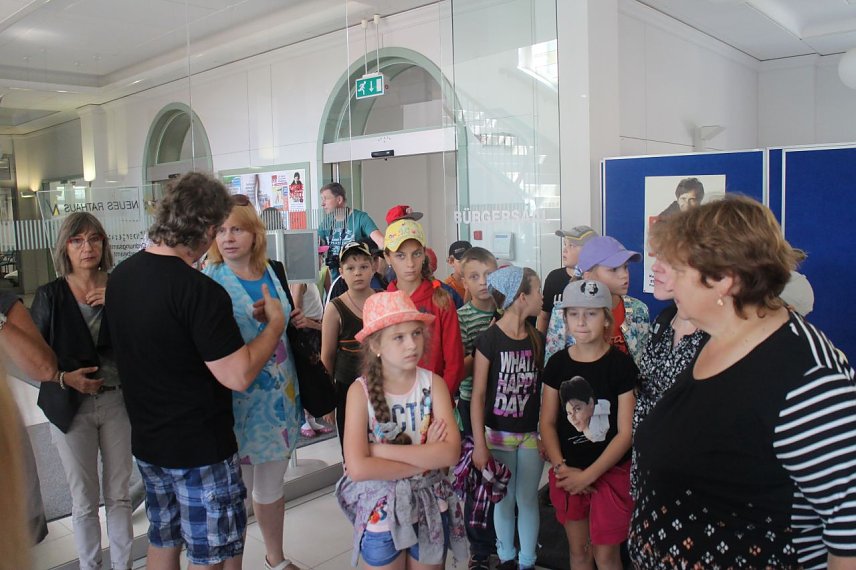 Bild: 21 Kinder aus Homyel sind diesmal in Nordhausen zu Besuch