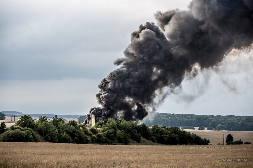 Bild: Brand in Rockensu&szlig;ra