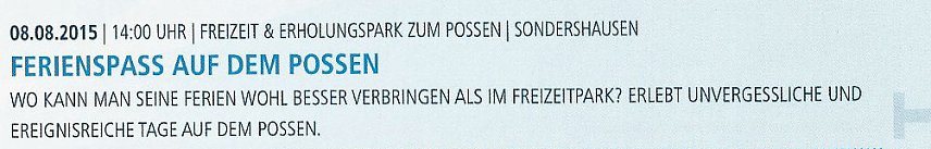 Bild: Terminprobleme