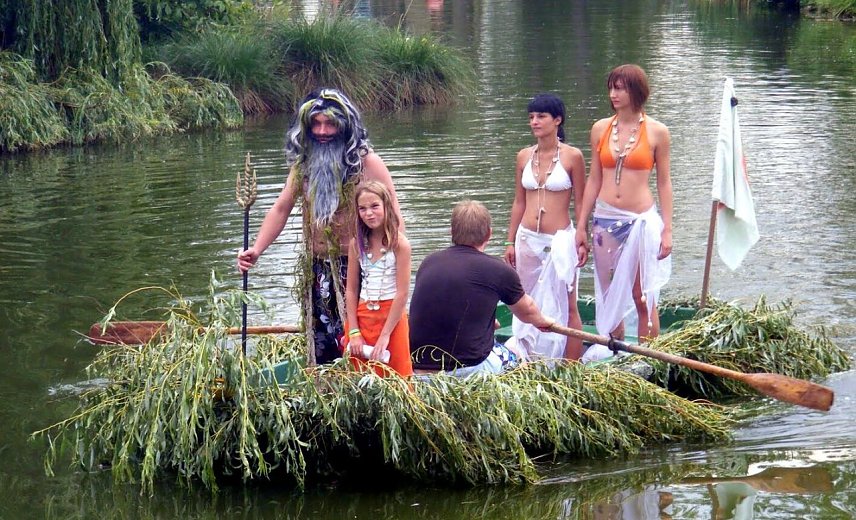 Bild: Neptun in in der Anfahrt