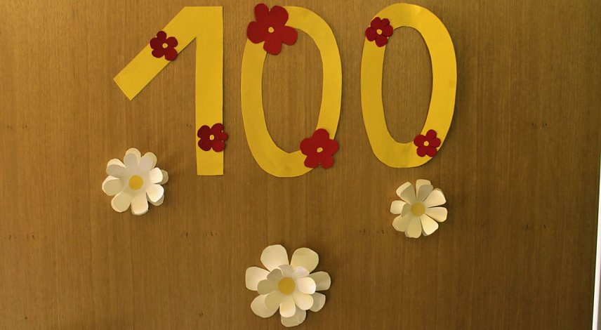 Bild: Gl&uuml;ckwunsch zum 100. Geburtstag