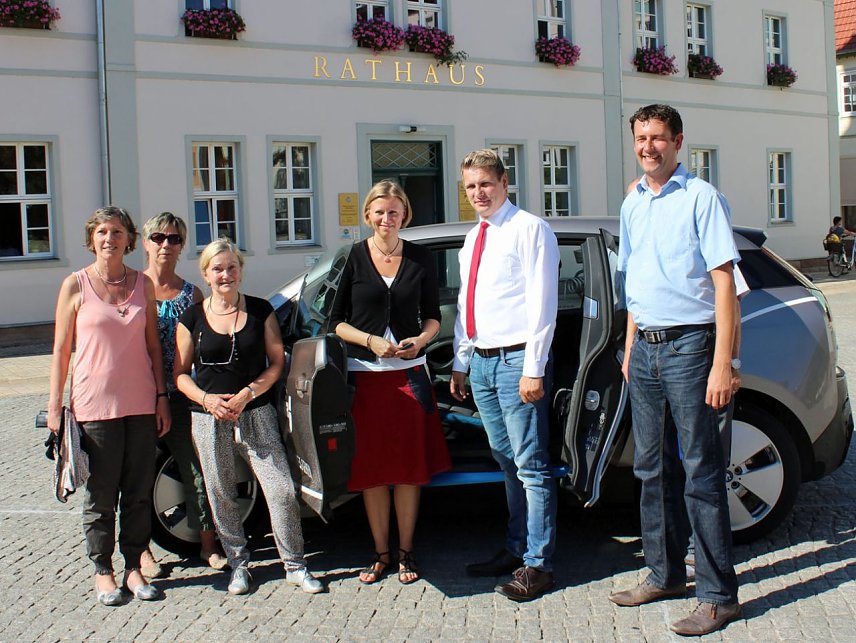 Bild: Bad Frankenhausen testet BMW i3 Elektro