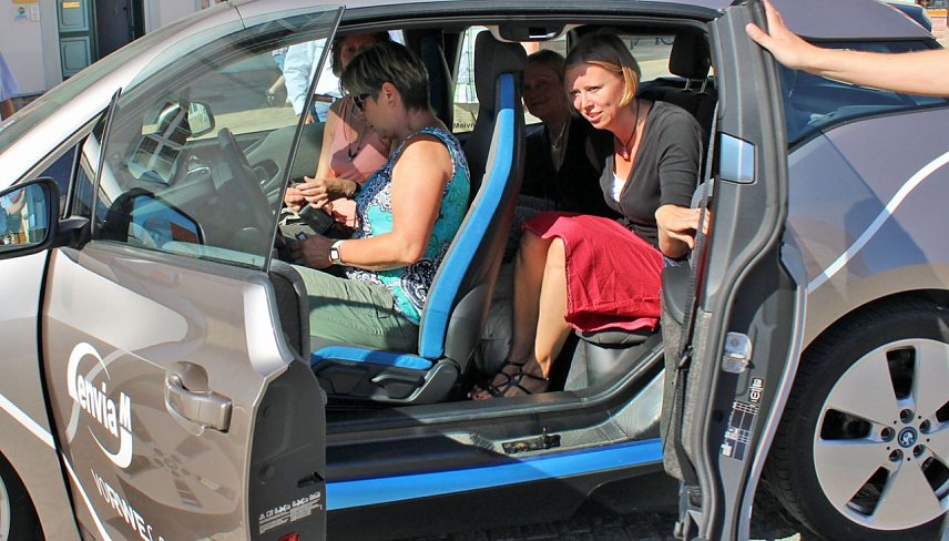 Bild: Bad Frankenhausen testet BMW i3 Elektro