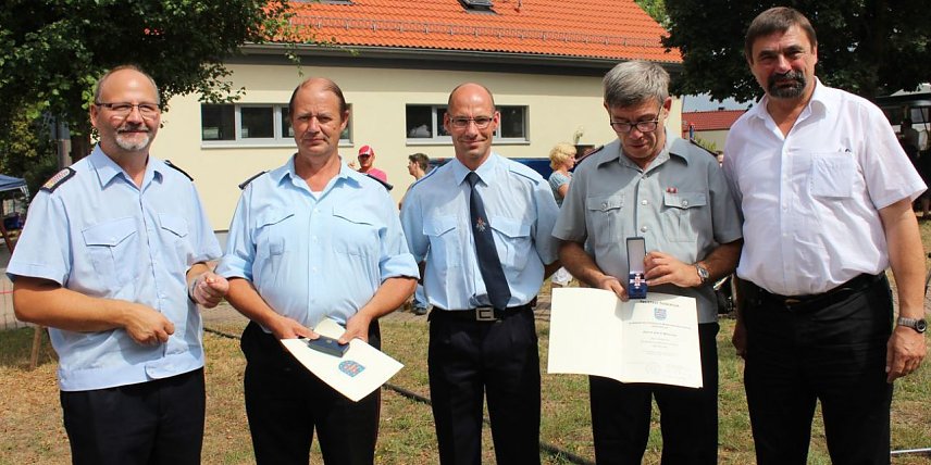 Bild: Das Wetter hielt bei der Feuerwehr