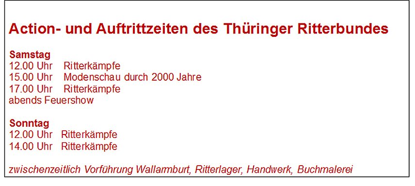 Bild: Frankenhausen wird wieder belagert