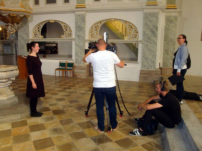 Bild: Die Unterkirche als Drehort