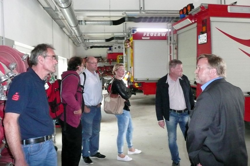 Bild: Zum Arbeitsbesuch in Artern