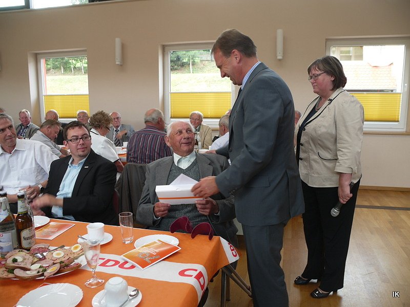 Bild: Franz Wedekind mit Dieter Althaus