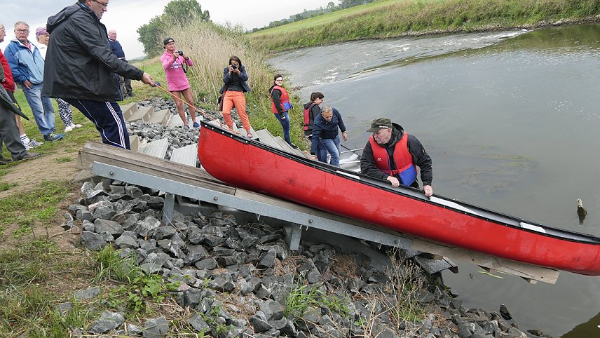 Bild: Neue Einstiegsstelle f&uuml;r Wasserwanderer