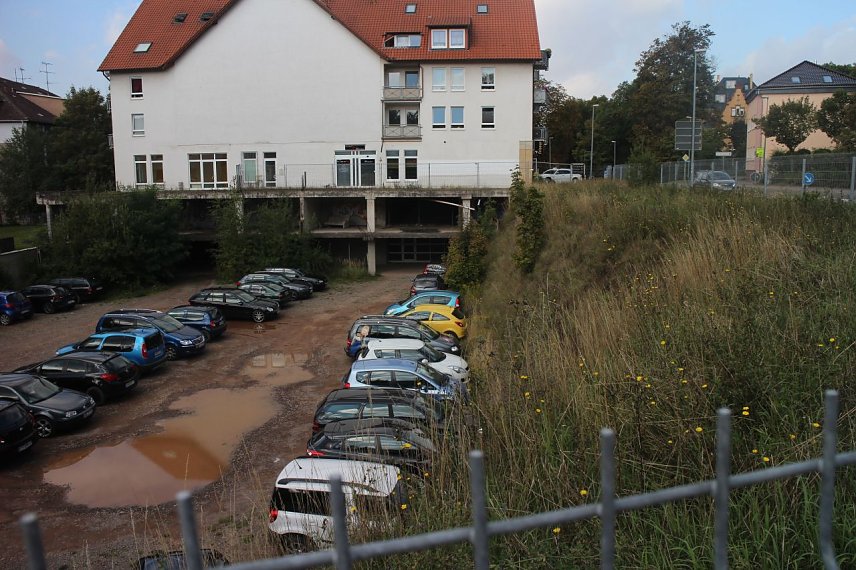 Bild: Derzeit wird f&uuml;r die "Wunde" am Hagen ein Investor gesucht, wieder einmal