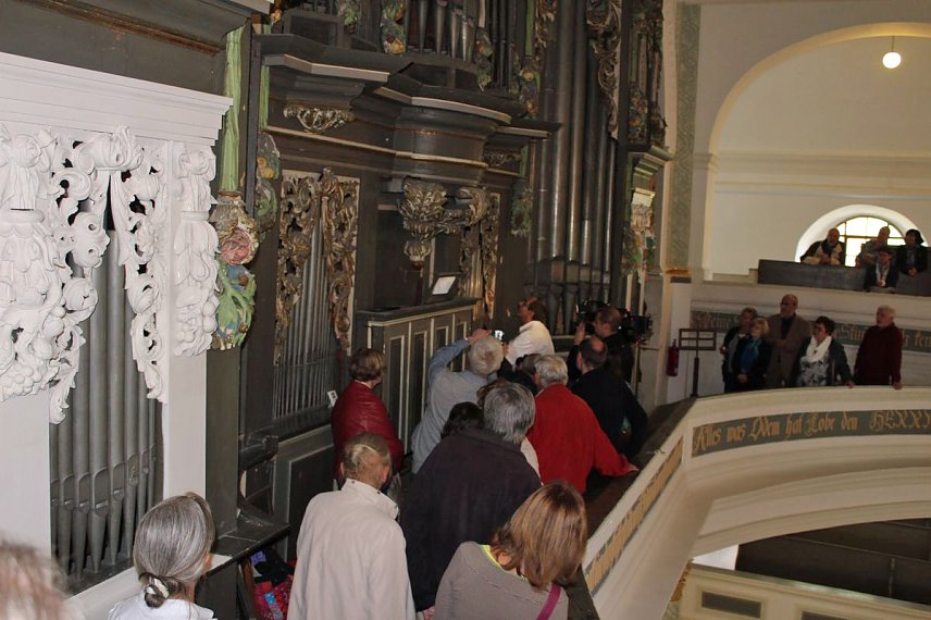 Bild: Das Innenleben der Strobel-Orgel