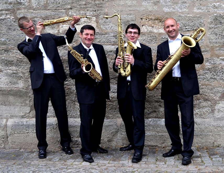 Bild: Das Tapas Quartett gastiert am Samstag in der Bergkirche.